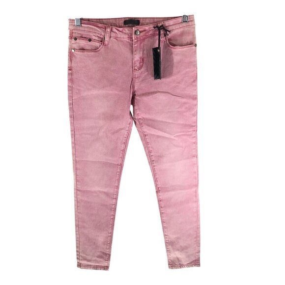 This City Womens Pink Skinny Jeans Size 27 - Picture 1 of 5